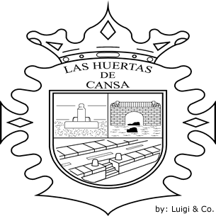 Escudo de la Asociación Cultural y de Vecinos Las Huertas de Cansa